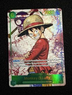 Monkey D Luffy SEC Alternate Art Parallel OP13-118 Carrying On His Will Alt - Image 1