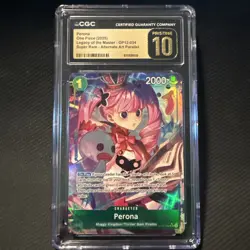 One Piece Perona OP12-034 SR legend of the master AA CGC Pristine 10 - Image 1