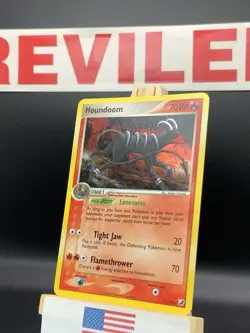 Houndoom Reverse Holo #7/115 ex Unseen Forces 2005 Pokemon Card - HP - Image 4
