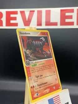 Houndoom Reverse Holo #7/115 ex Unseen Forces 2005 Pokemon Card - HP - Image 5