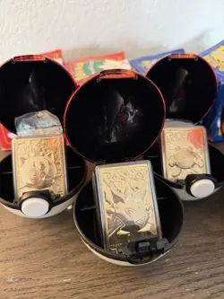 1999 Burger King Pokemon Card Collection Gold Plated, Set of 5 - Image 3