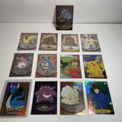 Vintage 1999 Pokemon Topps TV Animation 13 Card Lot all Holo Foil & Rainbow Foil - Image 1