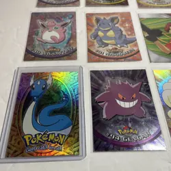 Vintage 1999 Pokemon Topps TV Animation 13 Card Lot all Holo Foil & Rainbow Foil - Image 3