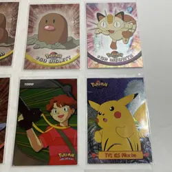 Vintage 1999 Pokemon Topps TV Animation 13 Card Lot all Holo Foil & Rainbow Foil - Image 5