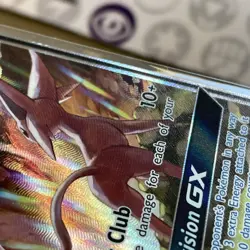 Pokemon TCG Espeon & Deoxys GX SM240 Black Star Promo Holo Card - Image 3