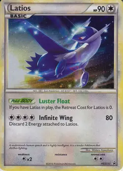 POKEMON TCG - Latios Holographic Black Star Promo Card HGSS11 - Image 1