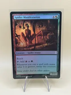 Spider Manifestation Foil 0148 Marvel's Spider-Man MTG English Trading Card TCG - Image 1