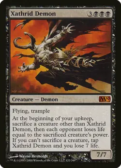 1x Xathrid Demon -NM English MTG - Magic 2010 - Image 1