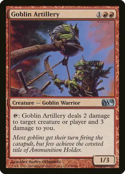 1x Goblin Artillery -NM English MTG - Magic 2010 - Image 1