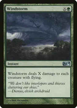 1x Windstorm -NM English MTG - Magic 2010 - Image 1