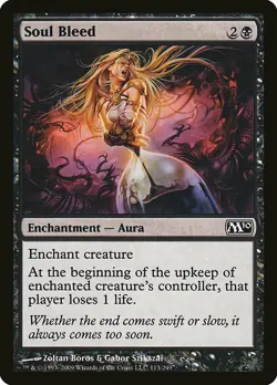 1x Soul Bleed -NM English MTG - Magic 2010 - Image 1