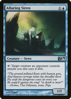 1x Alluring Siren -NM English MTG - Magic 2010 - Image 1