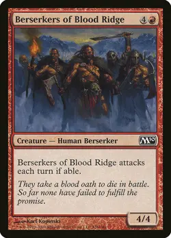 1x Berserkers Blood Ridge -NM English MTG - Magic 2010 - Image 1