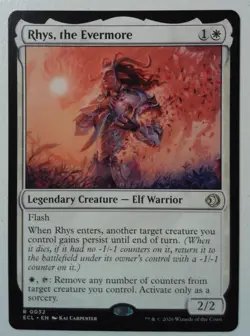 Rhys, the Evermore *Rare* Magic MtG x1 Lorwyn Eclipsed - Image 1