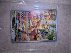 Pokemon TCG Eevee 188/167 Sv06 Twilight Masquerade Holo Illustration Rare Card - Image 1