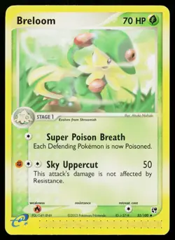 Breloom 33/100 Uncommon Sandstorm Pokemon Lightly Played - Image 1