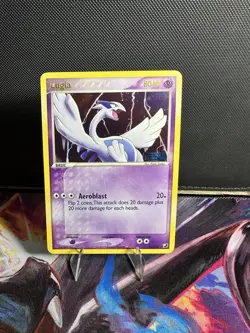 Pokemon Lugia EX Card Unseen Forces 29/115 Reverse Holo Rare - Image 3