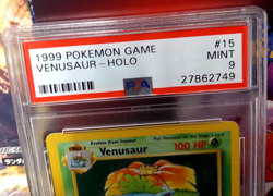 1999 Pokemon Base Set Unlimited Venusaur Holo #15 PSA 9 Mint - Image 2