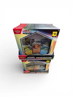 Pokemon TCG Prismatic Evolutions Poster Collection, 12 New Boxes with Display - Image 1