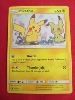 Pokemon TCG Pikachu SM162 Sm Holo Promo - Image 1