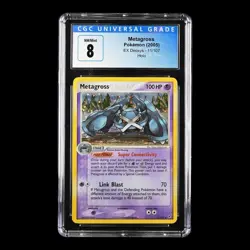 ✨ CGC 8 NM/MINT ✨ Pokemon 2005 EX Deoxys Metagross #11 Holo - Image 2