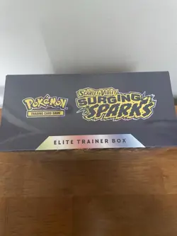 Pokemon TCG Surging Sparks ETB Scarlet and Violet Sealed Brand New - Image 3