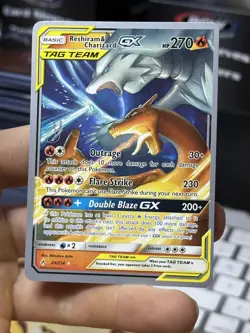 #2 Reshiram & Charizard GX 20/214 Unbroken Bonds 2019 WORLD CHAMPIONSHIP Pokemon - Image 3