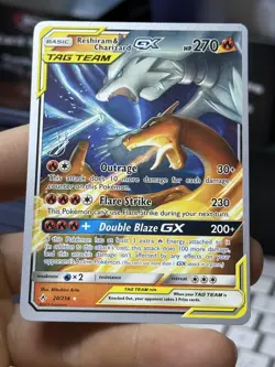 #2 Reshiram & Charizard GX 20/214 Unbroken Bonds 2019 WORLD CHAMPIONSHIP Pokemon - Image 4