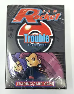 Pokemon TCG - SEALED 2000 WOTC TEAM ROCKET TROUBLE Theme Box Set - Image 1