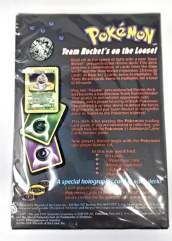 Pokemon TCG - SEALED 2000 WOTC TEAM ROCKET TROUBLE Theme Box Set - Image 2