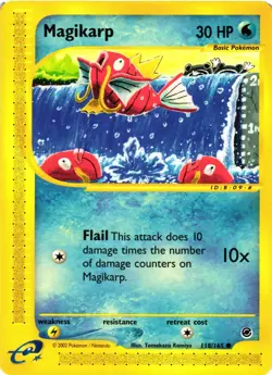 Pokemon TCG Magikarp 118/165 Expedition Common VLP - Image 1