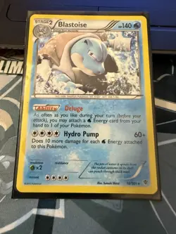 Pokemon TCG Blastoise 16/101 - Plasma Blast Cosmos Holo Rare - Near Mint ~LP - Image 1