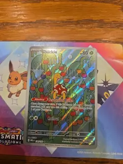 Shuckle 136/132 IR Pokemon Mega Evolution Illustration Rare Holo NM/M - Image 1