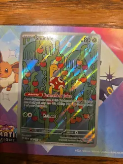 Shuckle 136/132 IR Pokemon Mega Evolution Illustration Rare Holo NM/M - Image 2