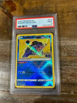 POKEMON 2022 GO RADIANT BLASTOISE #018 PSA 9 Gem Mint RARE 4 - Image 1