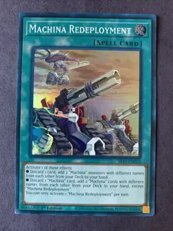 Machina Redeployment Yu-Gi-Oh! 1st Edition Super Rare SR10-EN023 - Image 1