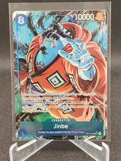 Jinbe (Alt Art) OP14-049 SR ENG The Azure's Sea's Seven One Piece TCG - Image 1