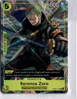 One Piece Roronoa Zoro OP07-113 Illustration Box Vol. 3 Promo SEALED - Image 1