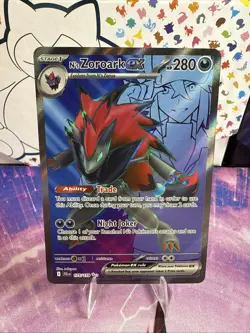 N's Zoroark ex 175/159 Ultra Rare SV09: Journey Together Pokemon Card - Image 1