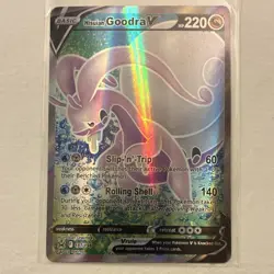Hisuian Goodra V 187/196 Holo 220HP Lost Origin Pokemon Card English - Image 1
