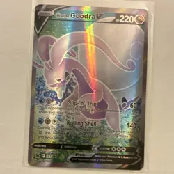 Hisuian Goodra V 187/196 Holo 220HP Lost Origin Pokemon Card English - Image 2