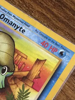 Pokemon TCG Omanyte Fossil 1st Edition Common Card 52/62 SEE PHOTOS - Image 3