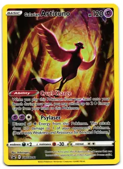 Galarian Articuno SWSH282 - SWSH Black Star Promo Pokemon TCG - M/LP Card - Image 1