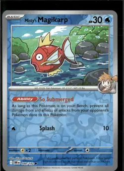 Pokemon Misty’s Magikarp 048/182 Destined Rivals Reverse Holo 3 Card Lot - Image 1