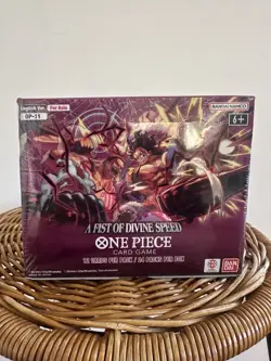 One Piece Card Game OP-11 A Fist of Divine Speed Sealed Booster Box CCG - Image 1