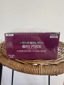 One Piece Card Game OP-11 A Fist of Divine Speed Sealed Booster Box CCG - Image 4