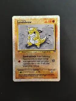 Pokemon Card Sandshrew Reverse Holo 91/110 ENG Legendary Collection Near Mint - Image 1