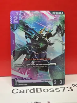 🔥 Gundam Virtue ST07-004 C+ , Gundam Card Game, CELESTIAL DRIVE - Image 3