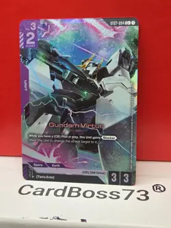 🔥 Gundam Virtue ST07-004 C+ , Gundam Card Game, CELESTIAL DRIVE - Image 4