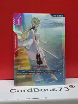 Lady Luck (C+)Gundam Card Game . Starter Deck 08: FlasC+ . ST08-013 - Image 1